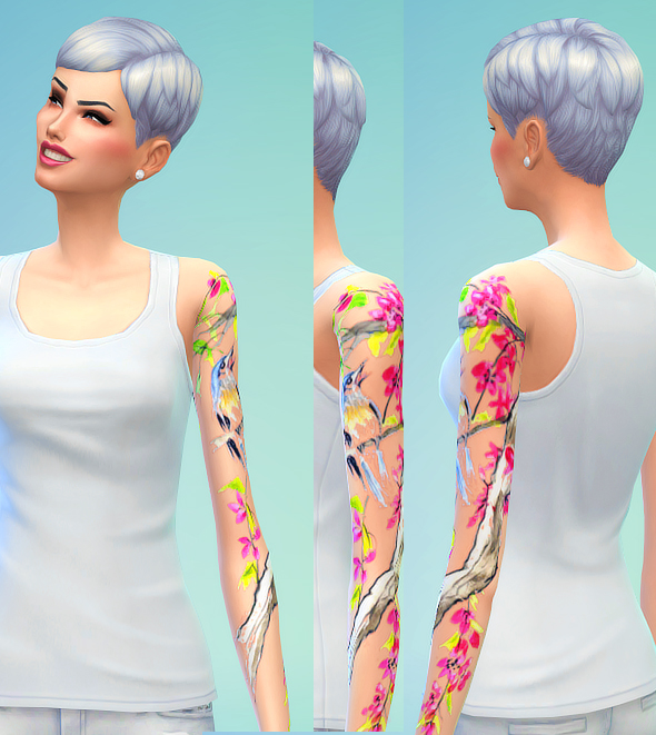 Seventhecho: Female Tattoos • Sims 4 Downloads