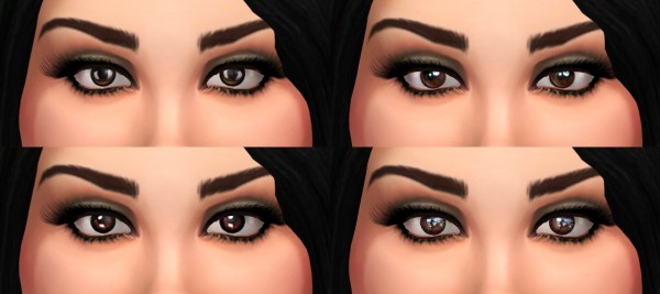 ... Mod The Sims: Lana Brown Eyes Set by ZoraVenka