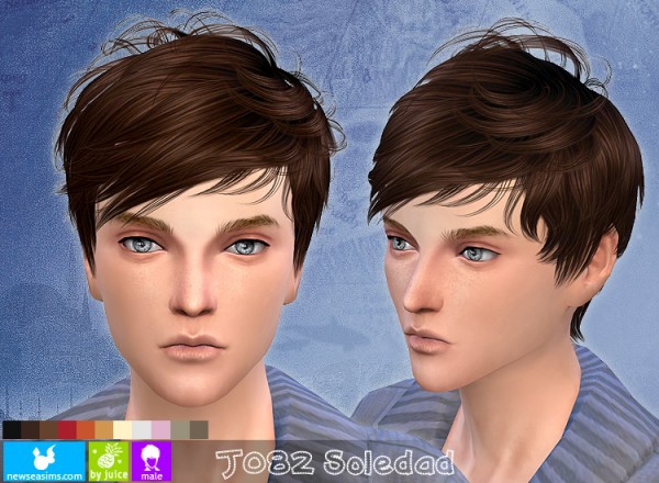 NewSea: J082 Soledad hairstyle • Sims 4 Downloads