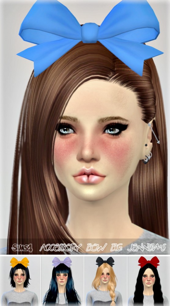 Hair Bow Custom Content • Sims 4 Downloads