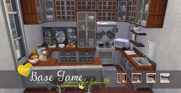 in a bad romance: 4 kitchen furniture • sims 4 downloads