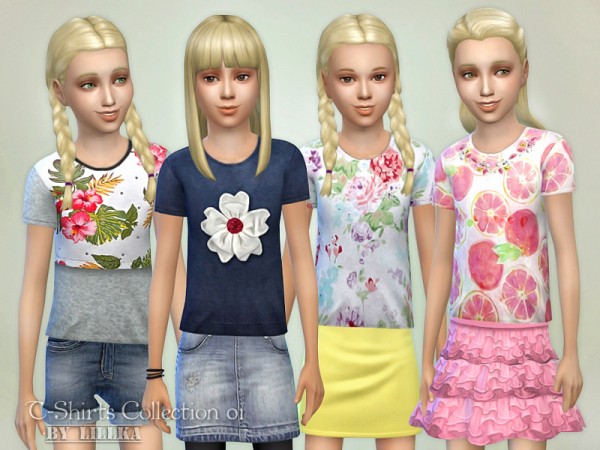 The Sims Resource T Shirts Collection 01 • Sims 4 Downloads