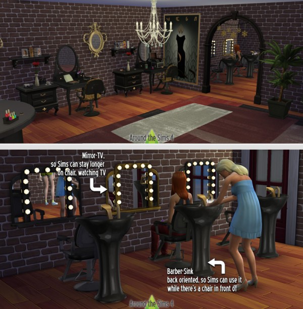 Around The Sims 4: Beauty Salon 2 • Sims 4 Downloads