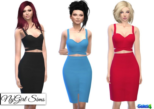 одежда - The Sims 4: Женская выходная одежда - Страница 3 1102