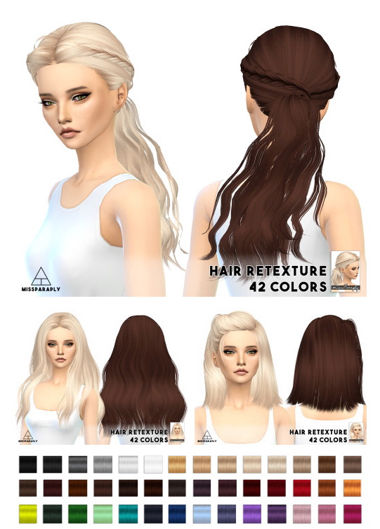 Miss Paraply Hair Retexture Skysims Hairs • Sims 4 Downloads