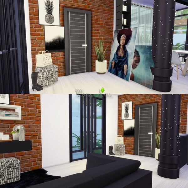 Mony Sims Urban House • Sims 4 Downloads