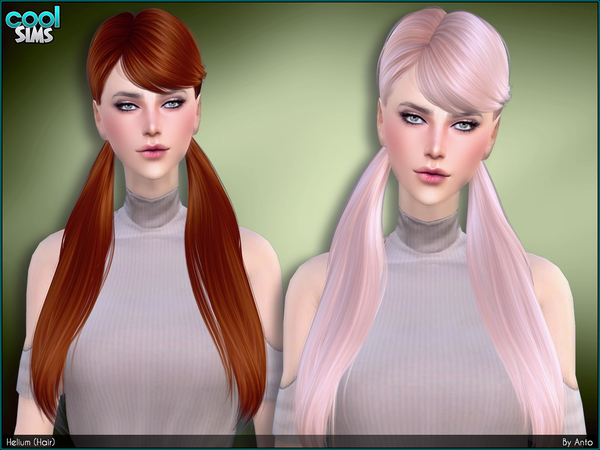 Anto Melody Hair The Sims Resource Sims 4 Hairs