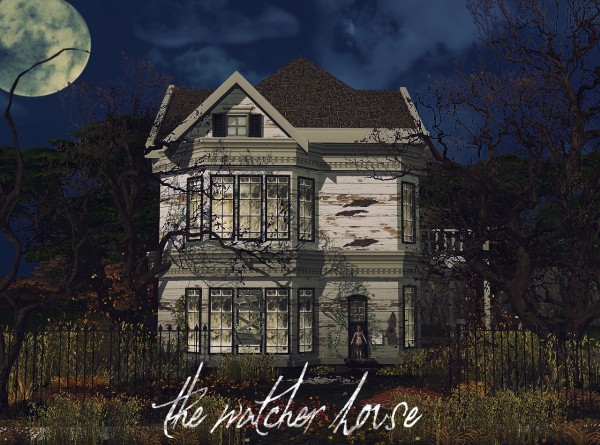 Sims 4 Designs: The Watcher Haunted House • Sims 4 Downloads