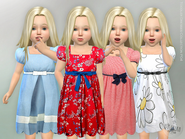 The Sims Resource Toddler Dresses Collection P04 By Lillka • Sims 4