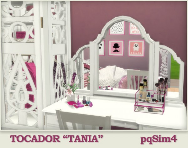 Pqsims4 Dressing Table Tania • Sims 4 Downloads