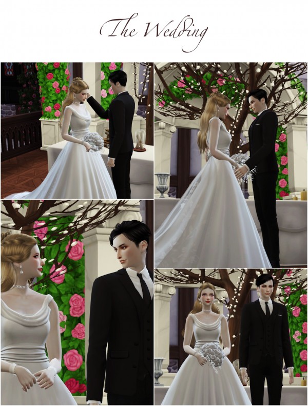 Flower Chamber: Wedding Project Poses Sets • Sims 4 Downloads