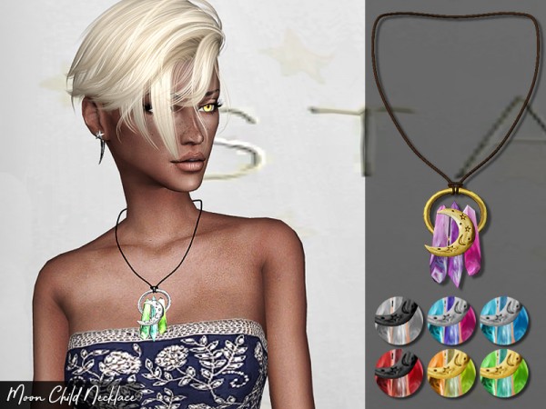 The Sims Resource Moon Child Necklace By Genius666 • Sims 4 Downloads