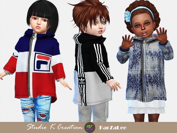 Studio K Creation Hoodie Coat For Toddler • Sims 4 Downloads
