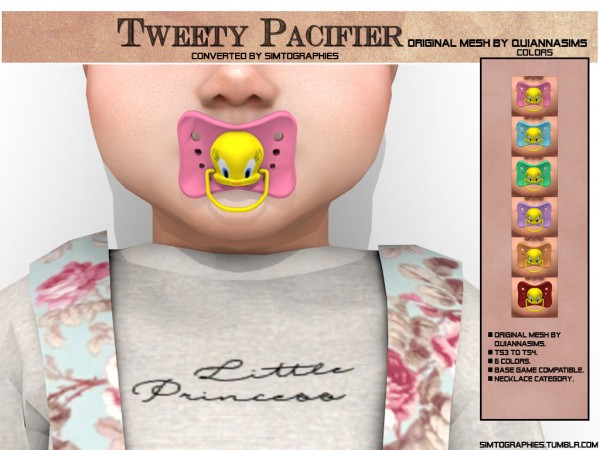 Pacifier Custom Content • Sims 4 Downloads