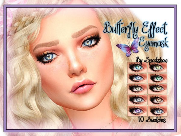The Sims Resource Butterfly Effect Eyemask By Spookshow • Sims 4 Downloads