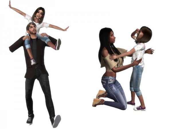 The Sims Resource Pose Parent Child Interaction By Rayw05771 • Sims 4