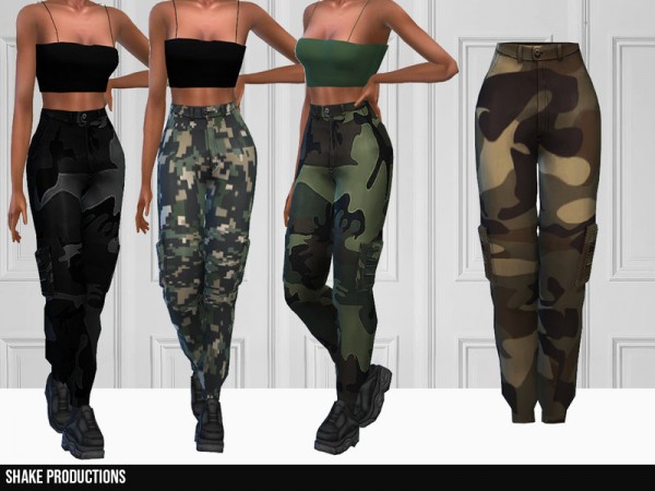The Sims Resource 336 Cargo Pants By Shakeproductions • Sims 4 Downloads