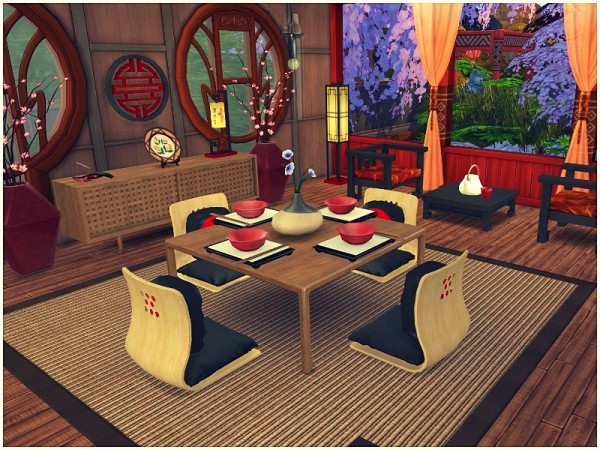 The Sims Resource: Traditional Japanese by lotsbymanal • Sims 4 Downloads