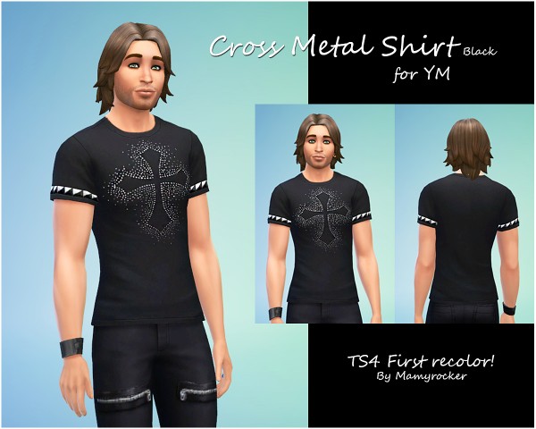  Mamy Rocker: Cross metal tshirt