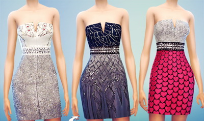MissFortune Sims: Elegant Dresses   Jumpsuits   Sporty Dresses