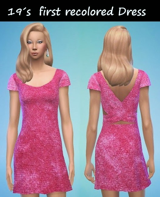  19 Sims 4 Blog: Recolored Dress