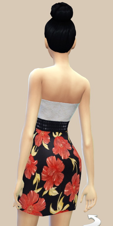  JS Boutique: Lace and Floral Dress