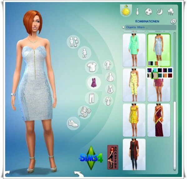  Annettssims4welt: Glitter Party Dress
