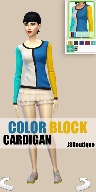  JS Boutique: Color Block Cardigan
