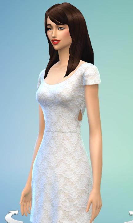 JS Boutique: Lace Cross-back dress • Sims 4 Downloads