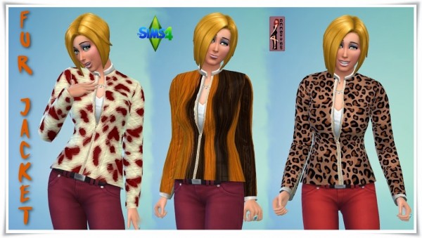  Annett`s Sims 4 Welt: Fur Jacket