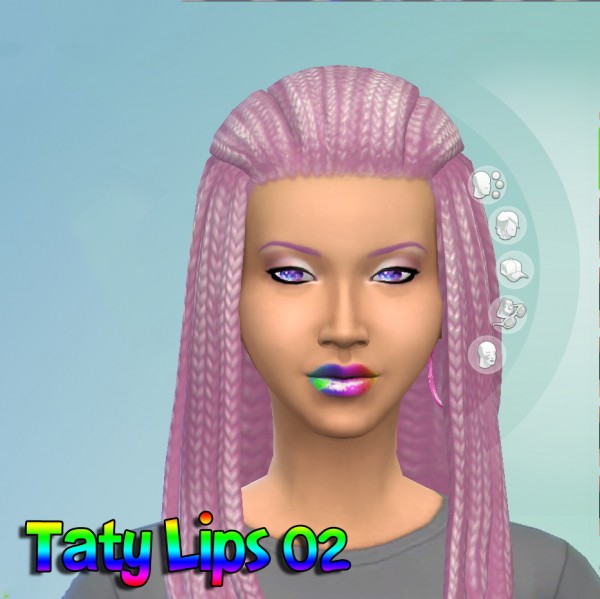  Taty: One eyeshadow and two lipsticks