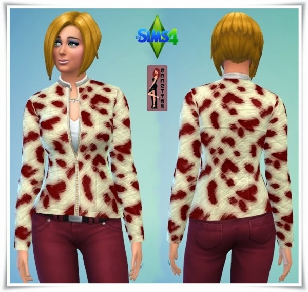  Annett`s Sims 4 Welt: Fur Jacket
