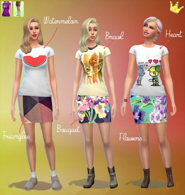  In a bad romance: 6 Threadless Shirts and 3 Mini Skirts