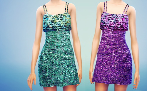  MissFortune Sims: Tight Dresses , Mermaid Dresses and Blazers