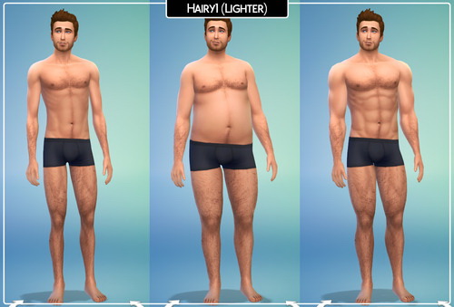  Lumia Lover Sims: Bodyhair version 2