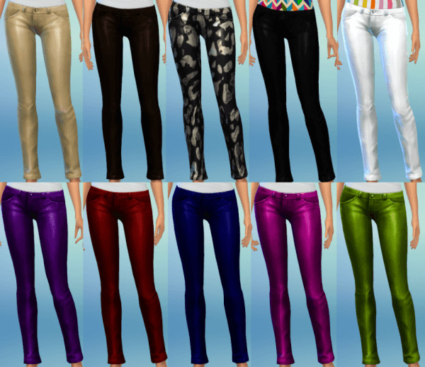  The simsperience: 10 Skinny Leather Pants