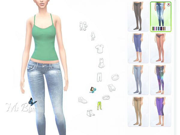  The Sims Resource: Skinny Jeans set by Ms Blue