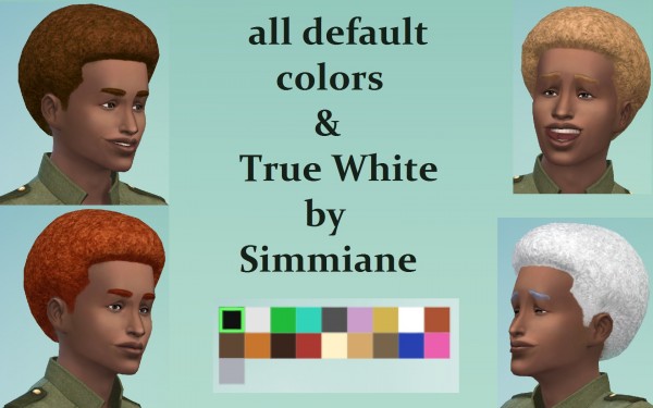  Mod The Sims: Afros for men by Sydria