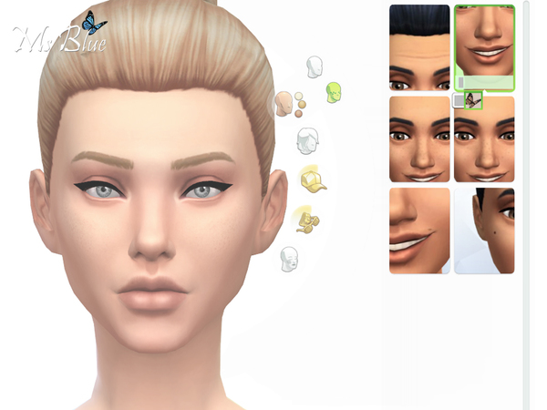  The Sims Resource: Facial Definition by Ms Blue