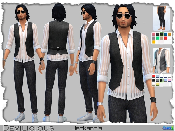  The Sims Resource: Jacksons Fashion Set by Devilicious