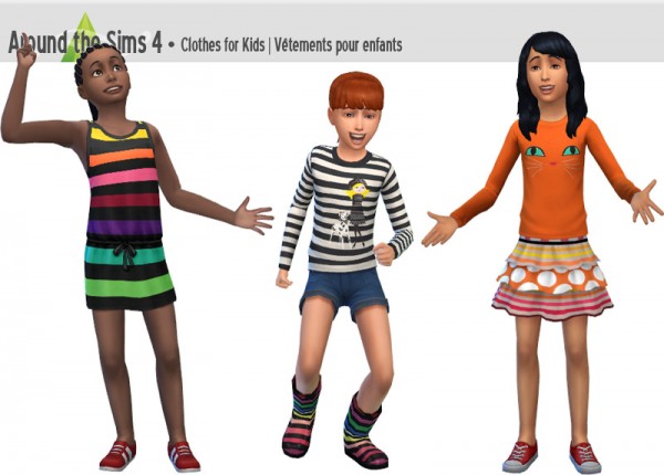  Around The Sims 4: Clothe for kids