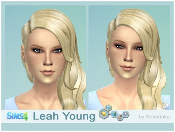  Sims by Severinka: Leah Young female sims model