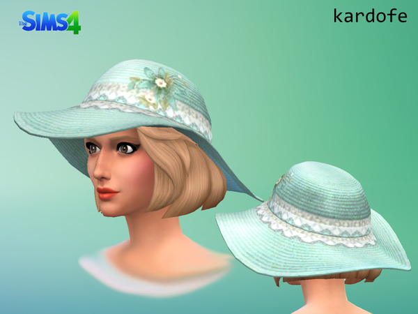  The Sims Resource: Sun Hat recolor by Kardofe