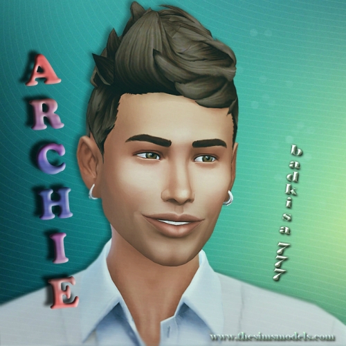 The Sims Models: Archie male sims model badkisa777 • Sims 4 Downloads