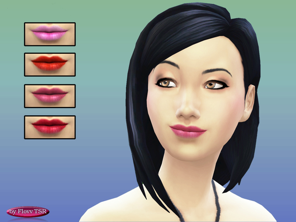  The Sims Resource: Lipstick 01 by Flovv