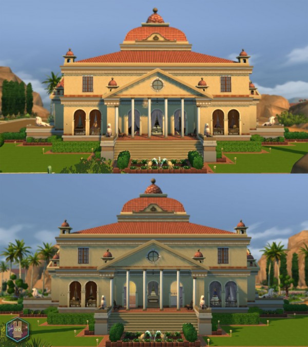  Mod The Sims: Villa Capra An Italian Masterpiece by Amichan619