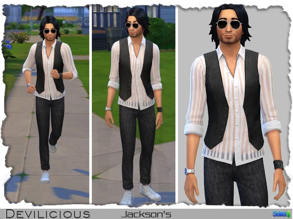  The Sims Resource: Jacksons Fashion Set by Devilicious