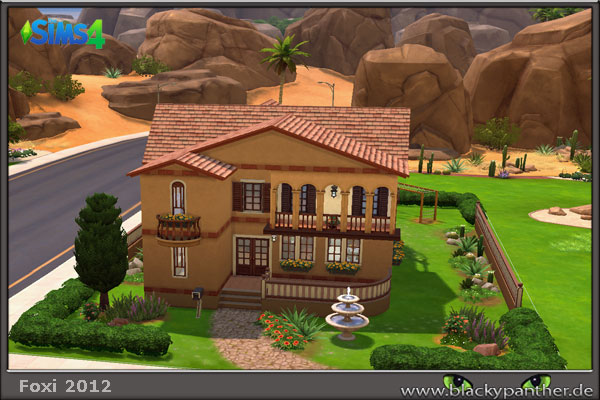  Blackys Sims 4 Zoo: Flowers house by Foxi 2012