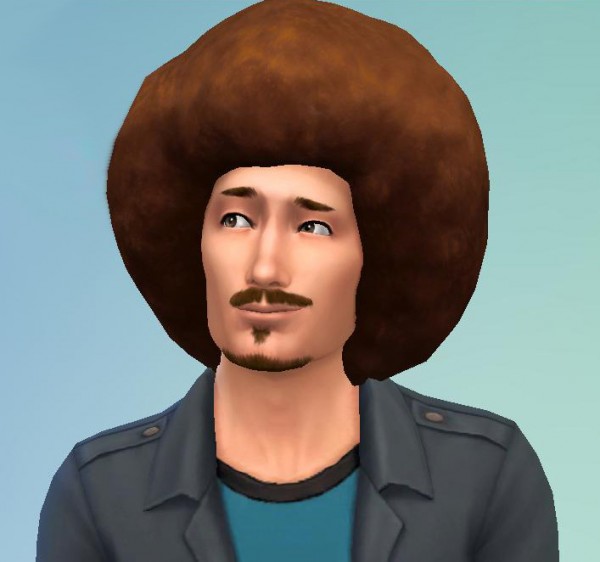  Mod The Sims: Big Afro for Men by Esmeralda
