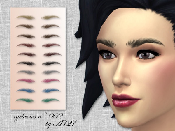  The Sims Resource: Eyebrows n 002 by Altea127